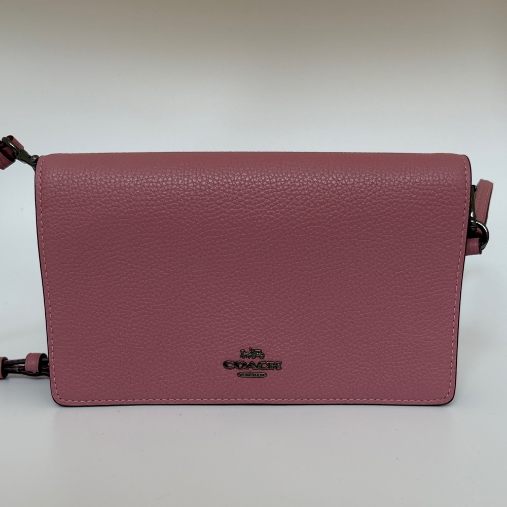 Coach Dusty Rose Leather Crossbody Bag